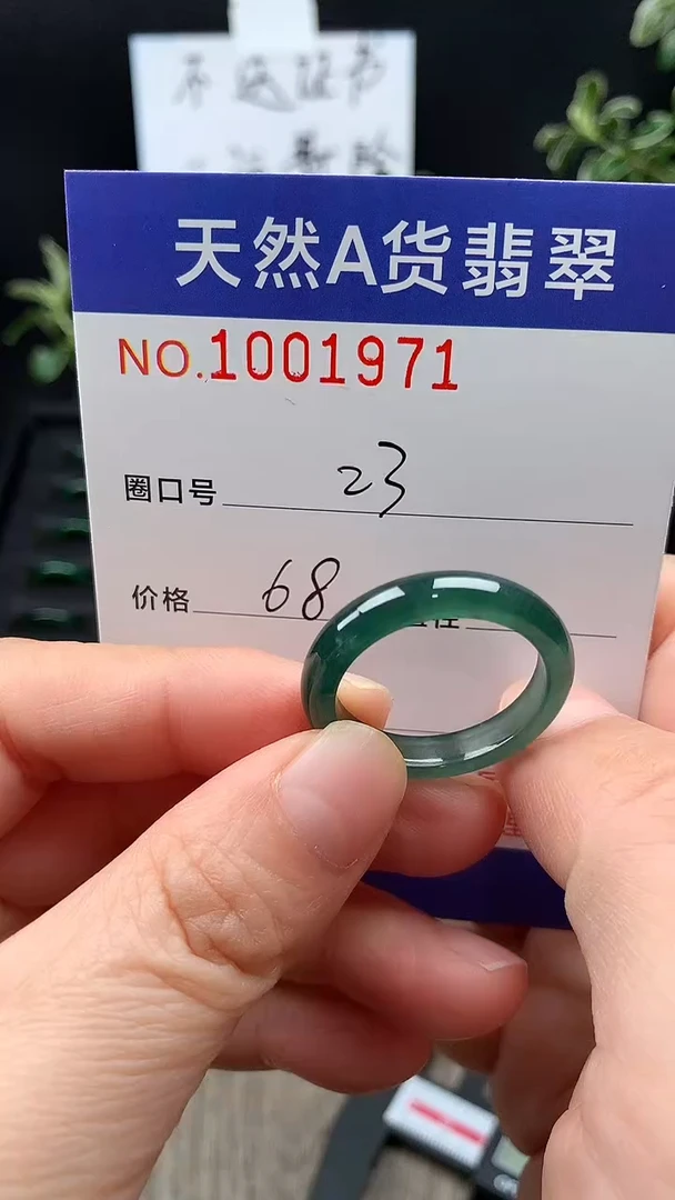未镶嵌戒指翡翠23#