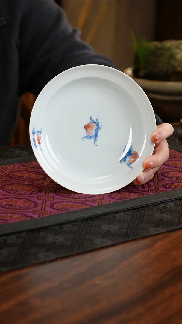 【闪购商品】碗青源器语三桃拌面盘