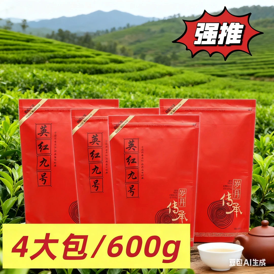 （中秋特惠）2025秋季新茶广东特产英红九号红茶送礼家用袋装秋茶