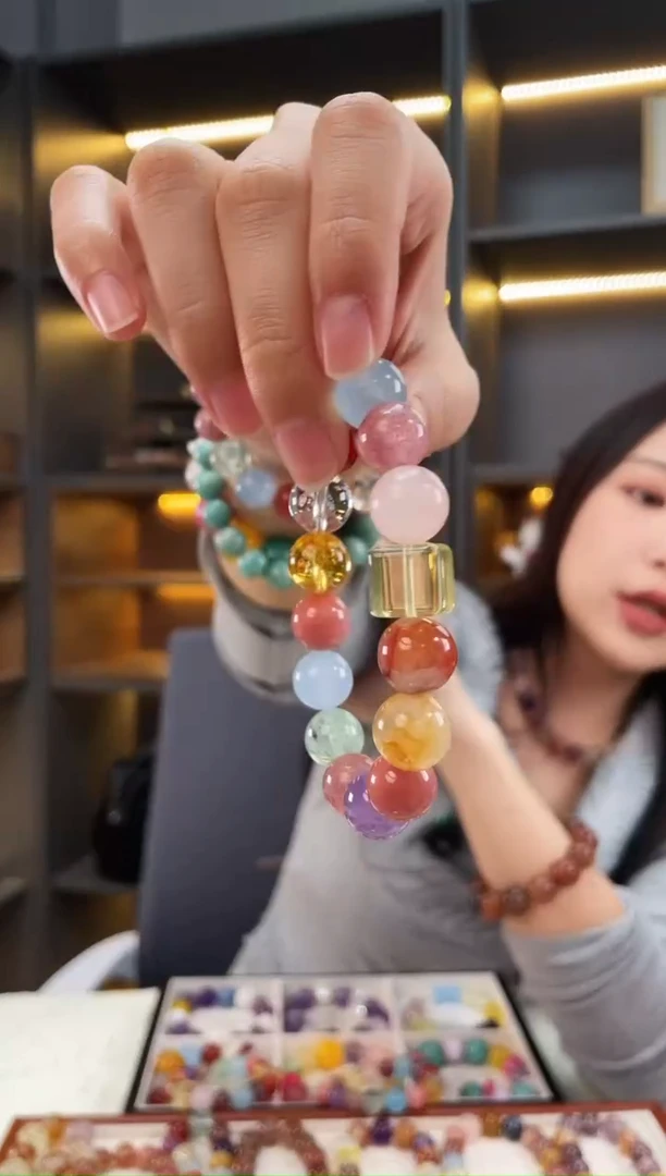 未镶嵌手链水晶汪苏泷同款手串