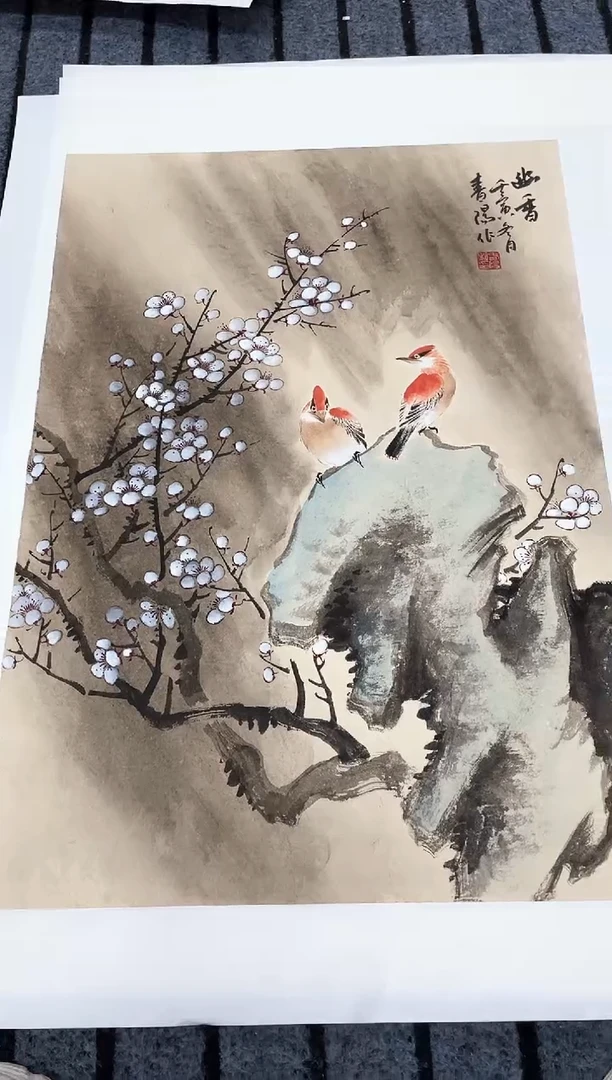 精品国画花鸟作品