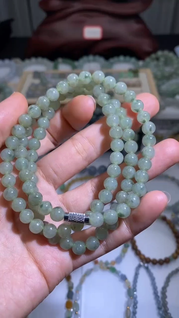 项链未镶嵌翡翠天然翡翠a货