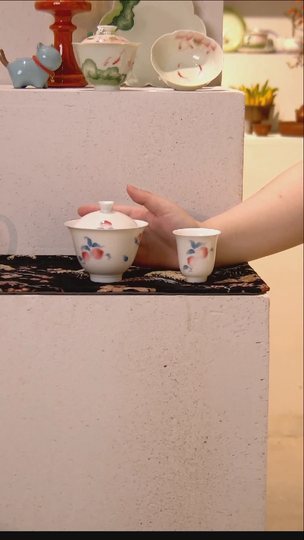 盖碗+茶杯 哈哈哈哈哈