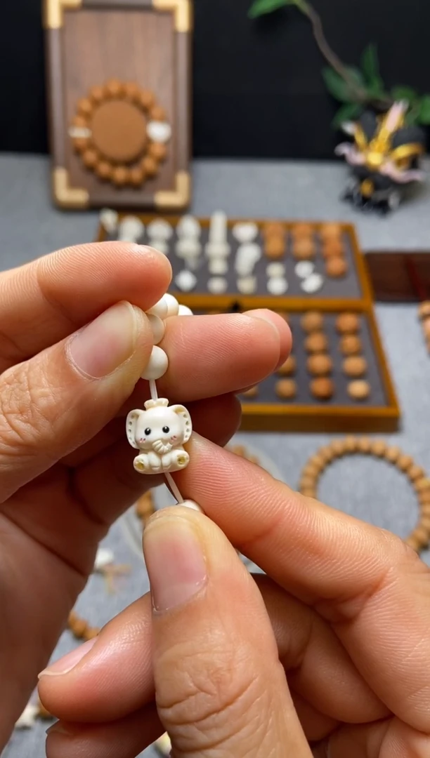 猴头核桃吊坠b*u猛犸小飞象13+镶嵌款