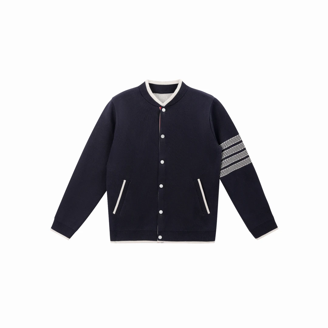 TB【官方正品】船锚棒球服棉夹克排扣卫衣