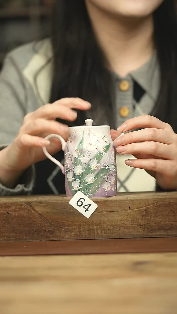 设计师手作款 十七手绘小茶壶