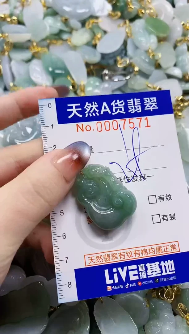 颈饰未镶嵌翡翠天然A货翡翠