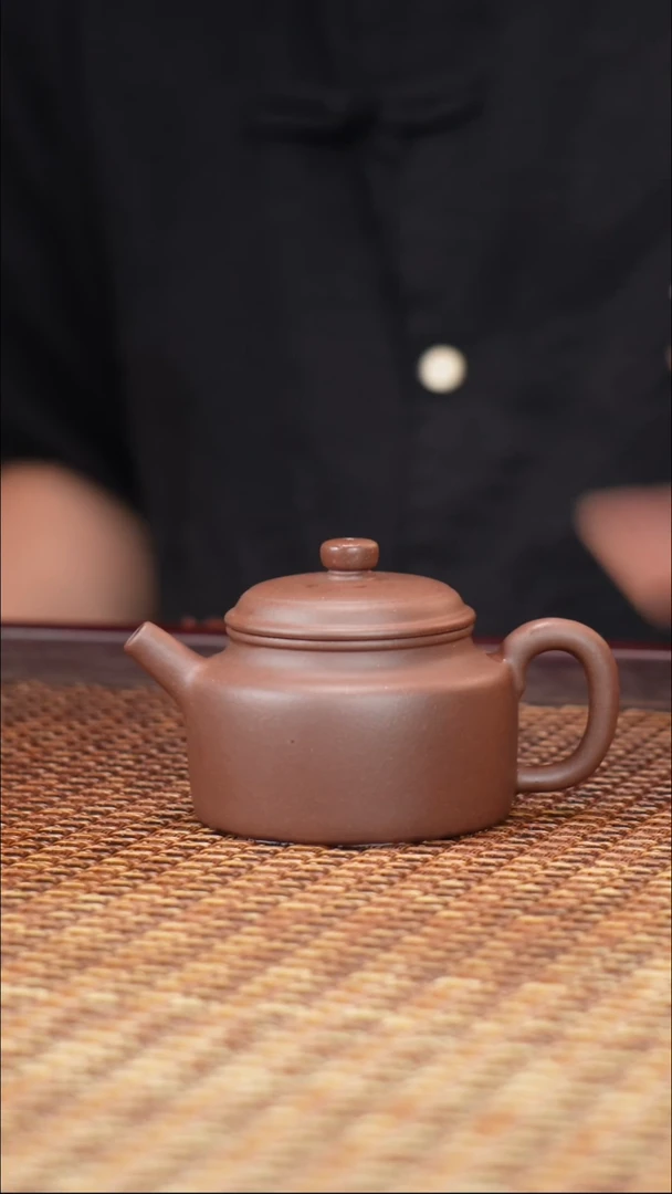 茶壶紫砂汀禾紫砂羊角山紫泥德钟