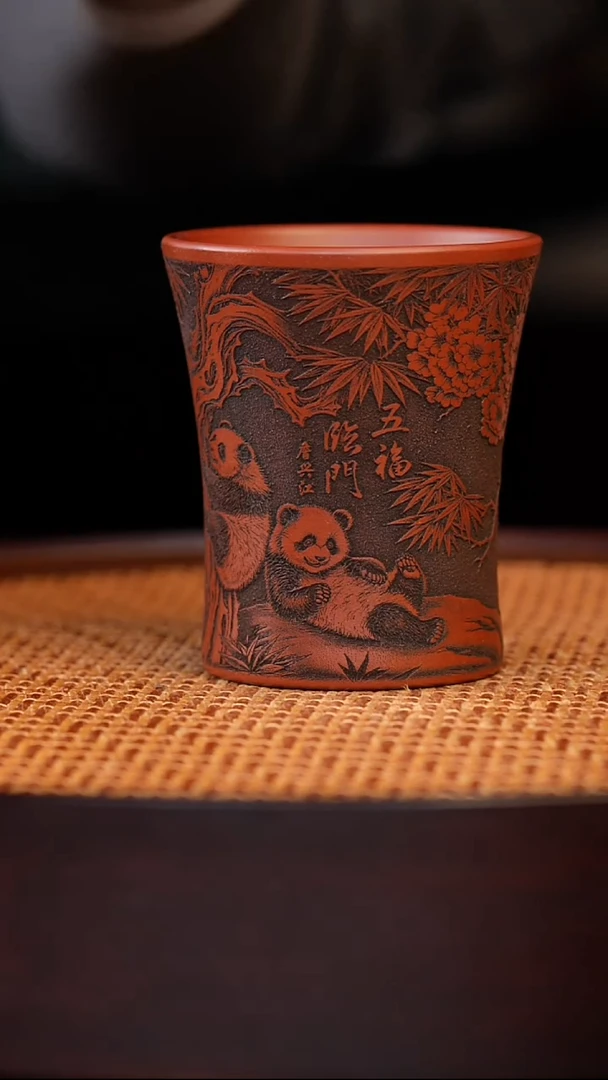 茶杯紫砂宜兴全手工原矿紫砂杯