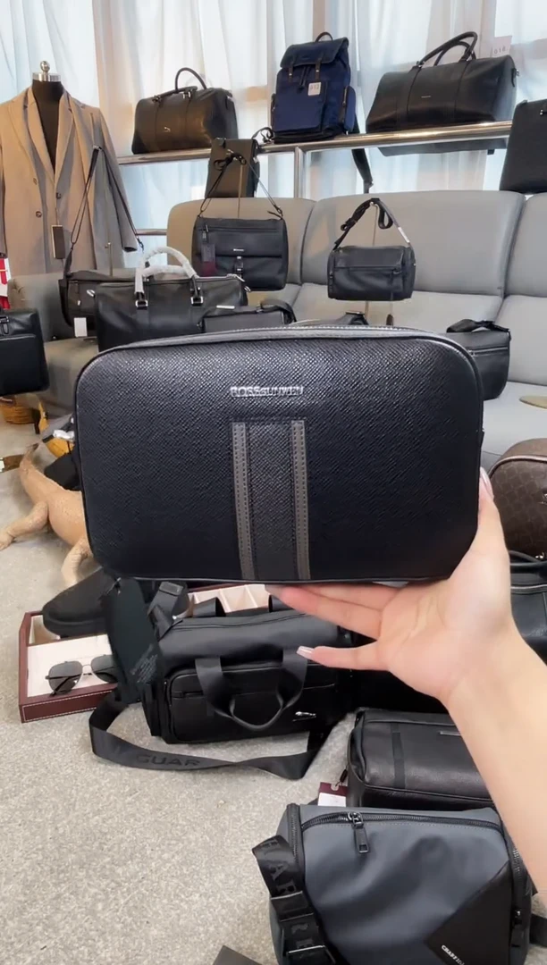 牛皮（革）韩爵绅士包包皮具008