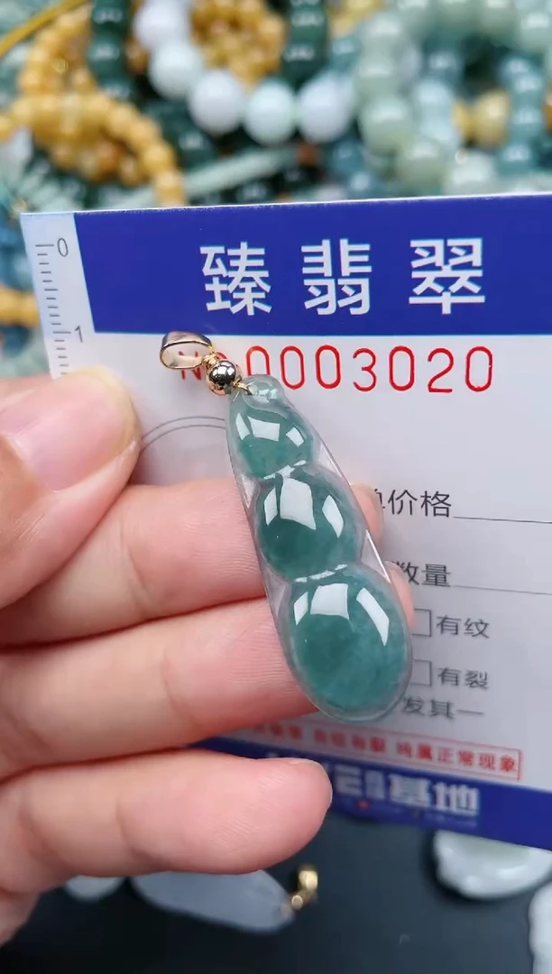 翡翠未镶嵌颈饰.0003020