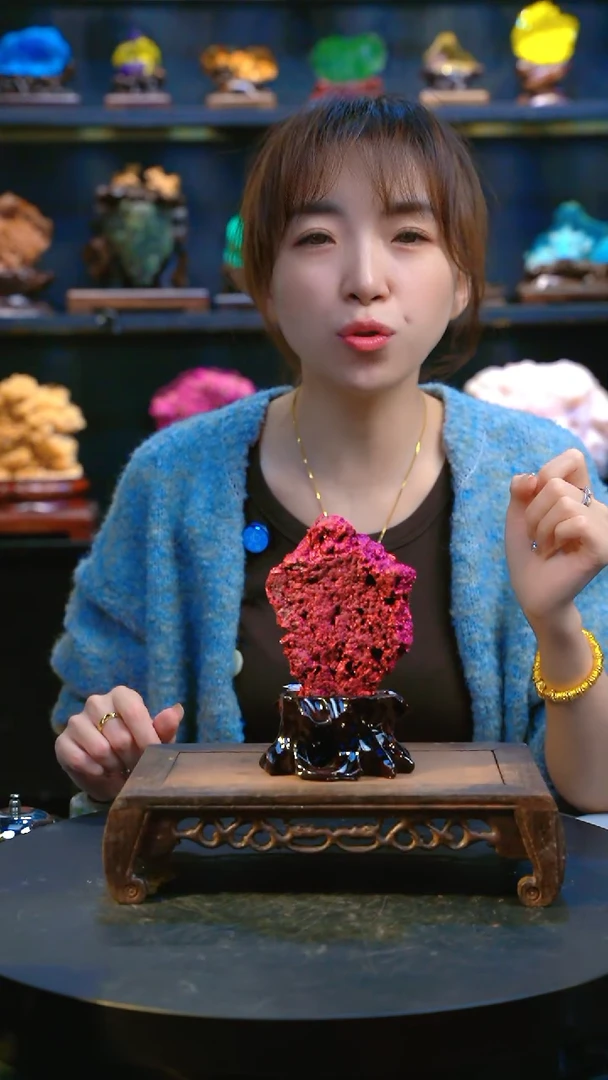 石材精品斑铜矿，石头摆件