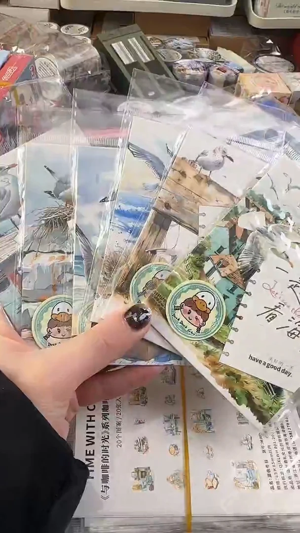 1-13 一起来看海鸥贴纸 6款