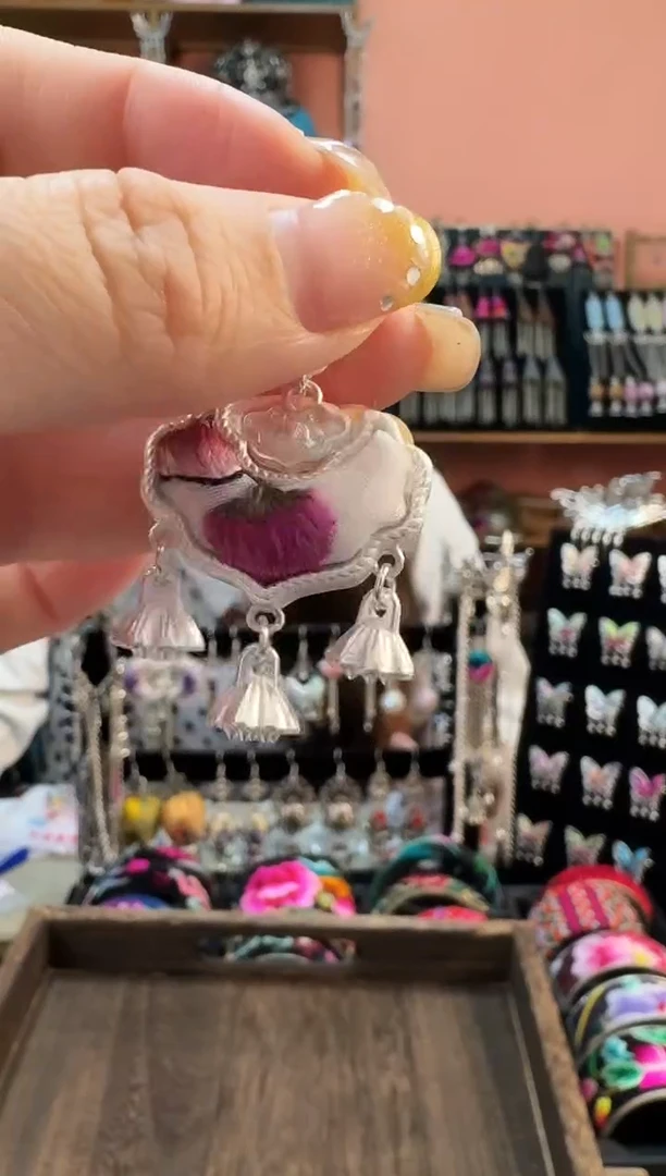 织绣笨****嘛艺枝独绣老绣饰品1