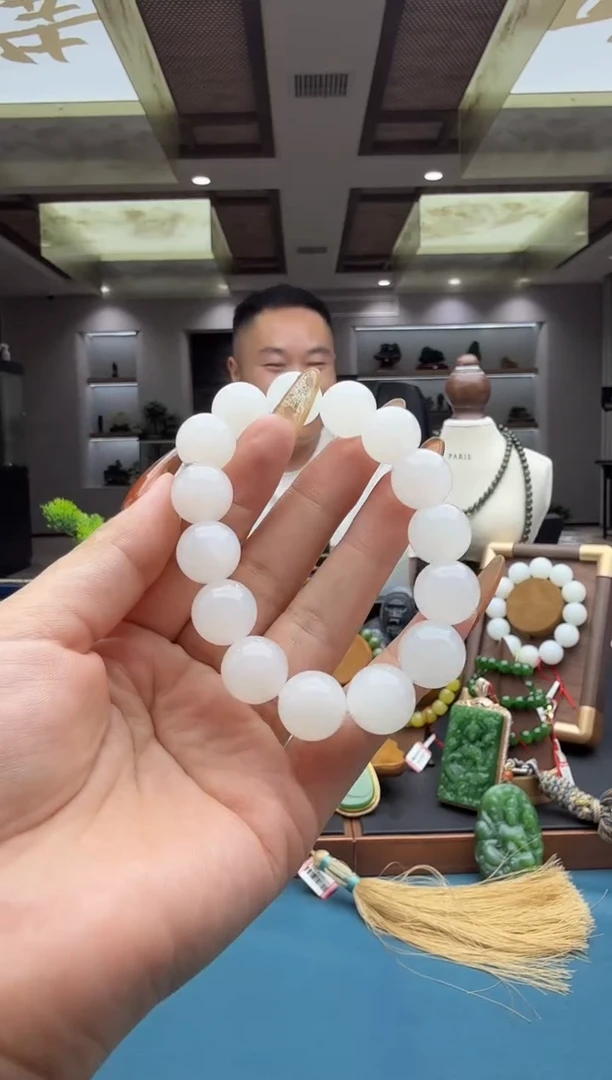 未镶嵌手串和田玉sdklm