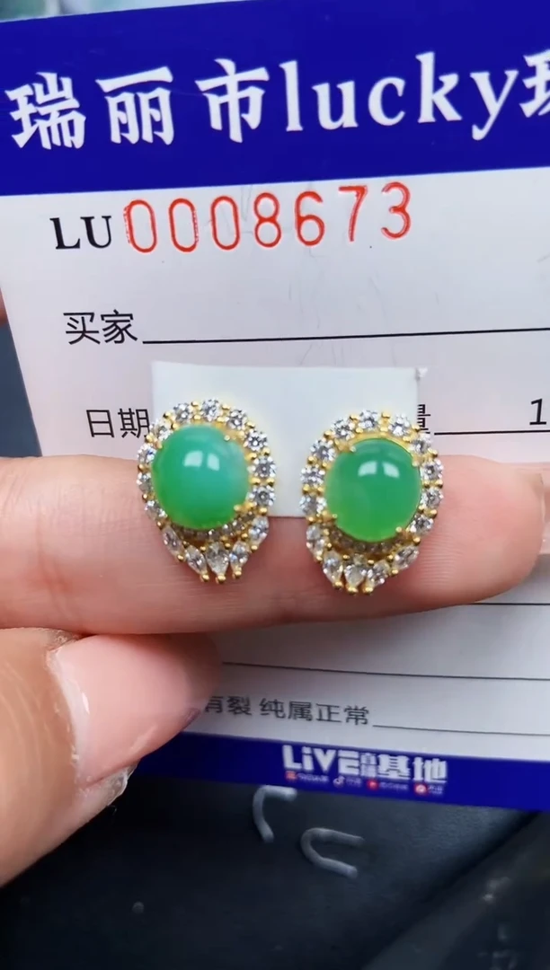 【闪购商品】翡翠颈饰银S925镶嵌8673