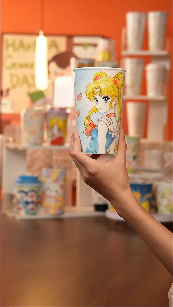 景德镇手工手绘文创陶瓷杯