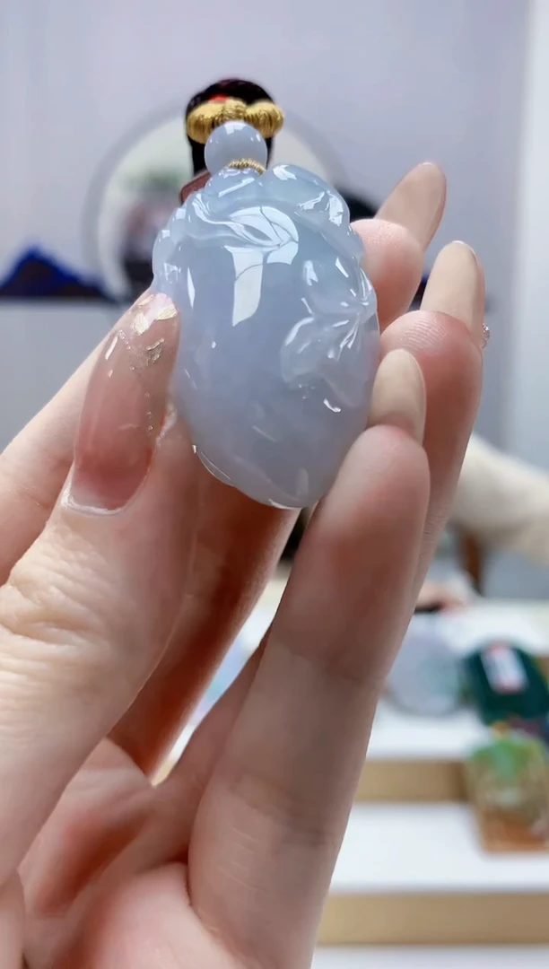 未镶嵌定制翡翠4852jw-毛货挂件151