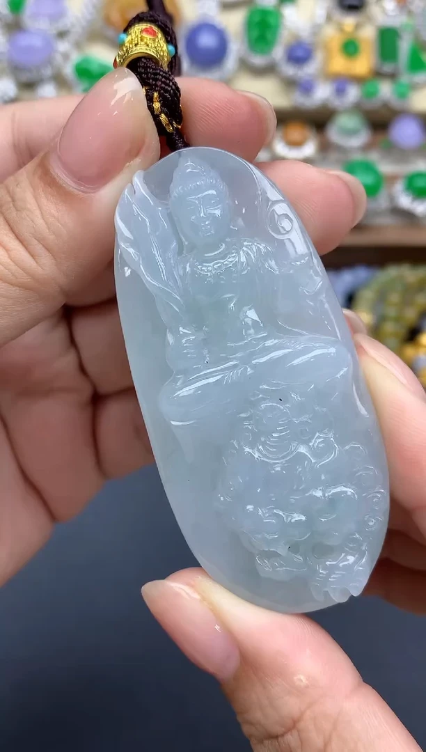 翡翠未镶嵌颈饰279-春日珠宝