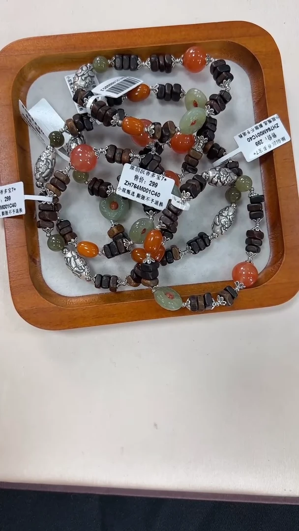 【闪购商品】南红玛瑙手链未镶嵌ZH764约7mm多样性发一件