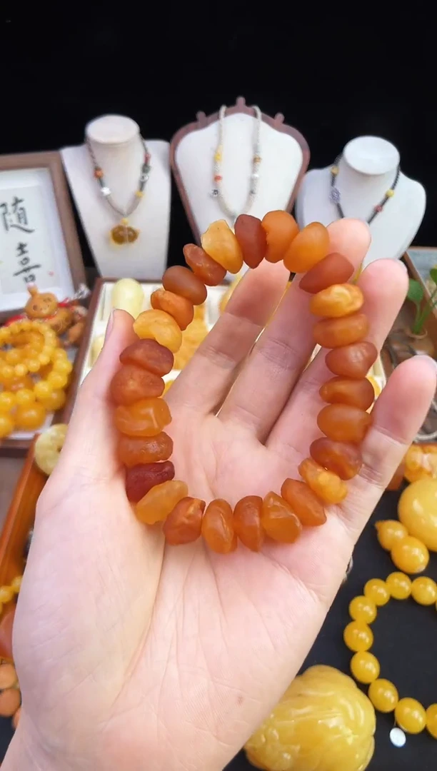 未镶嵌琥珀珠宝奇石慕***态柒月