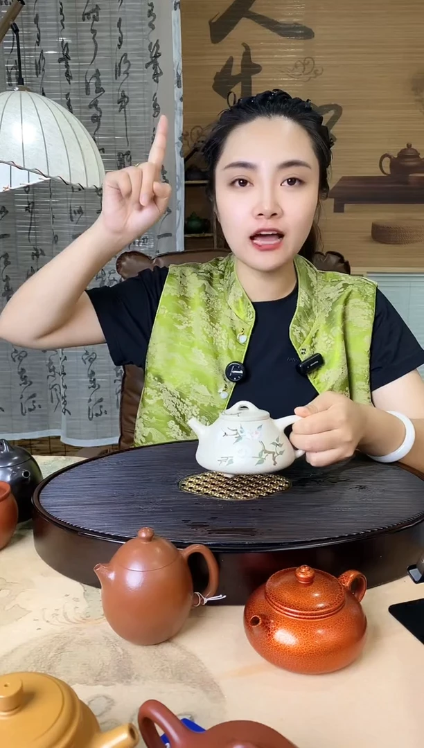 茶壶紫砂白段泥春暖花开子冶石瓢