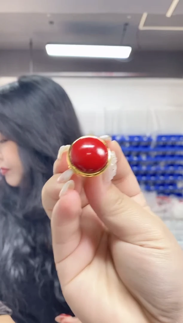 【闪购商品】玛瑙/玉髓戒指未镶嵌多样性发其一颜色微差