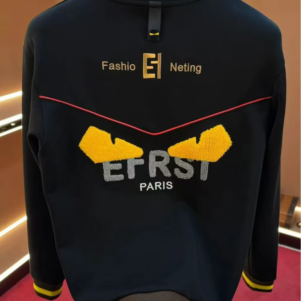 【LYZC】2025冬季男士拼色長袖刺耐磨百搭潮流重工卫098款1111