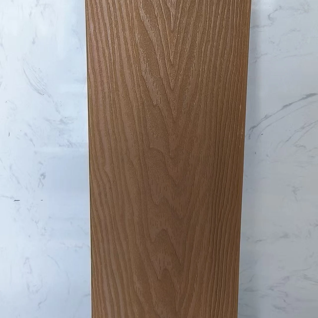 TLJ1425塑木003柚木色/3D纹理/阻燃/防滑/不变形/添乐家塑木地板