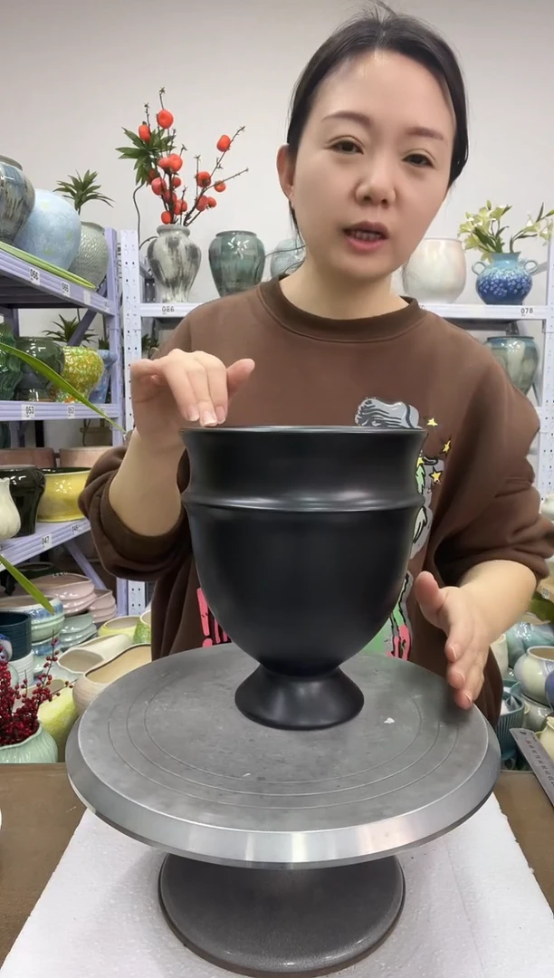 12.25陶瓷花盆直播链接高.  20    口16