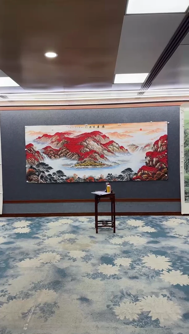 国画Z刘雪红-山水国画-大丈二