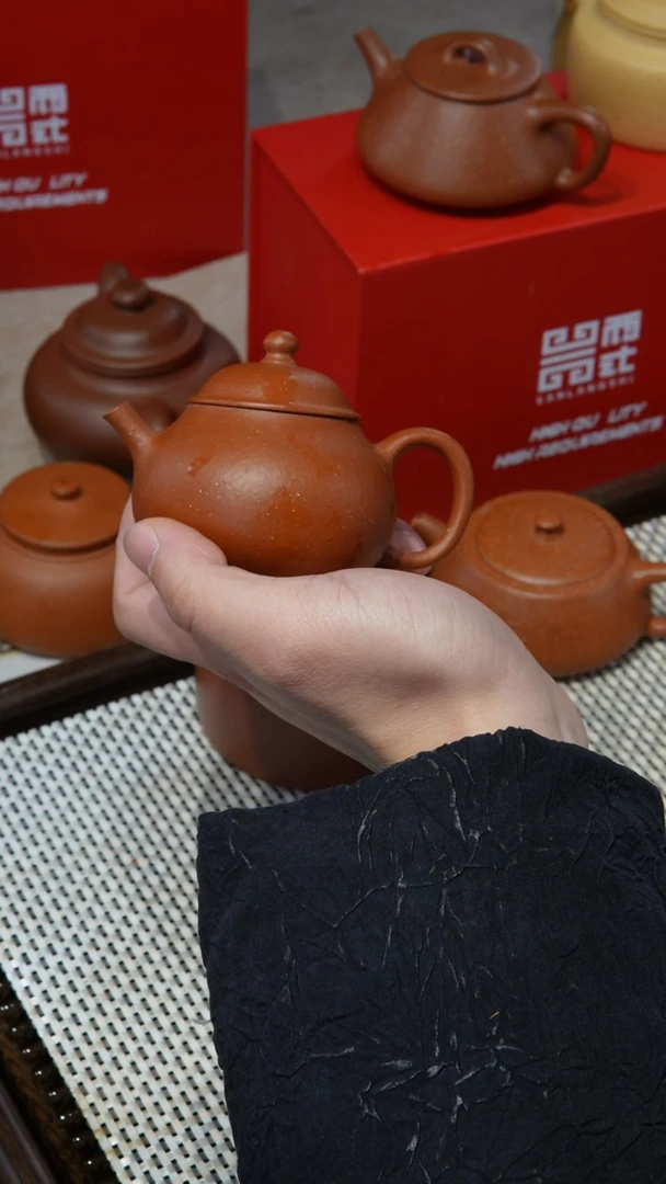 【闪购商品】紫砂茶壶朱泥 小煤窑 潘壶