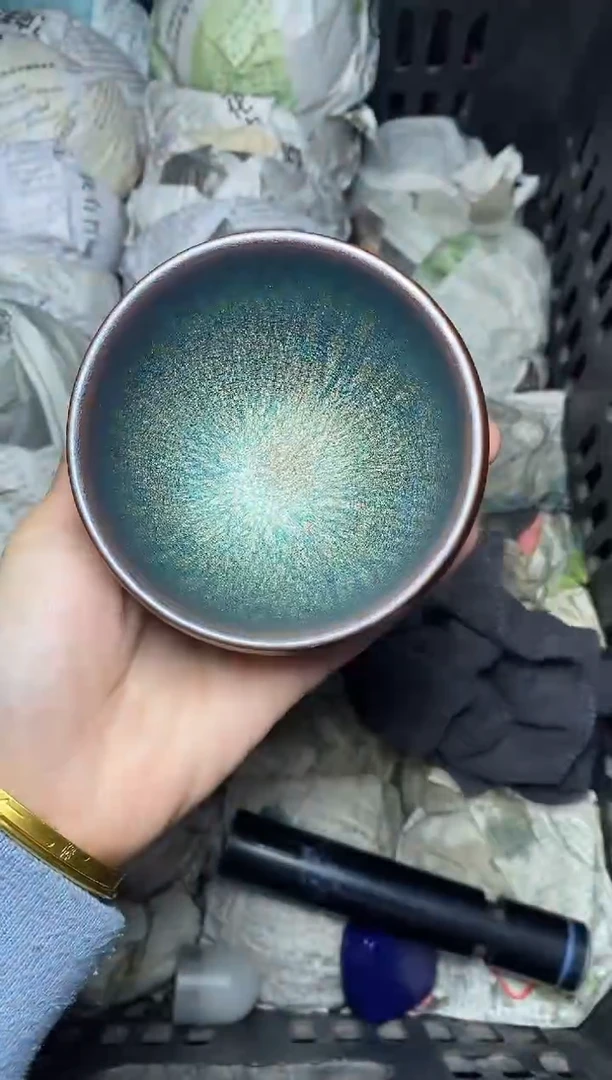 【闪购商品】茶盏糖果 青钵 盏三疯建盏茶器
