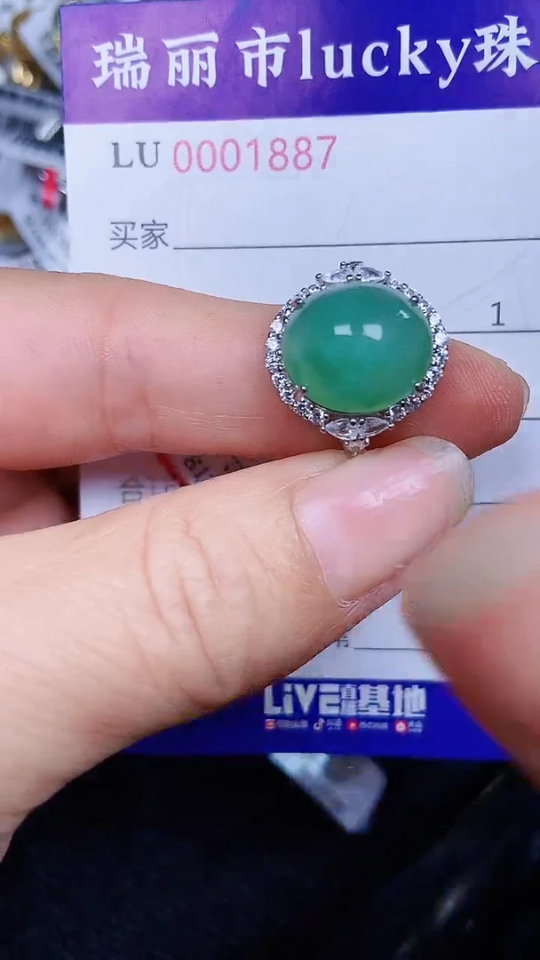 颈饰银S925镶嵌翡翠1887