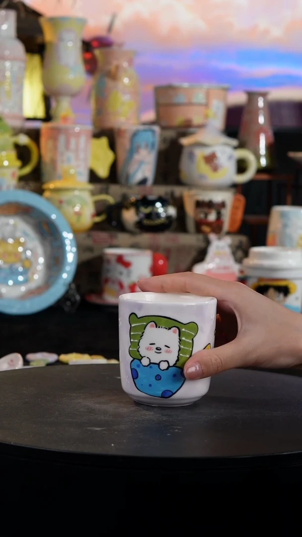 陶瓷便携款手工手绘景德镇陶瓷