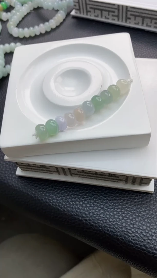 翡翠散珠77天然A货翡翠散珠