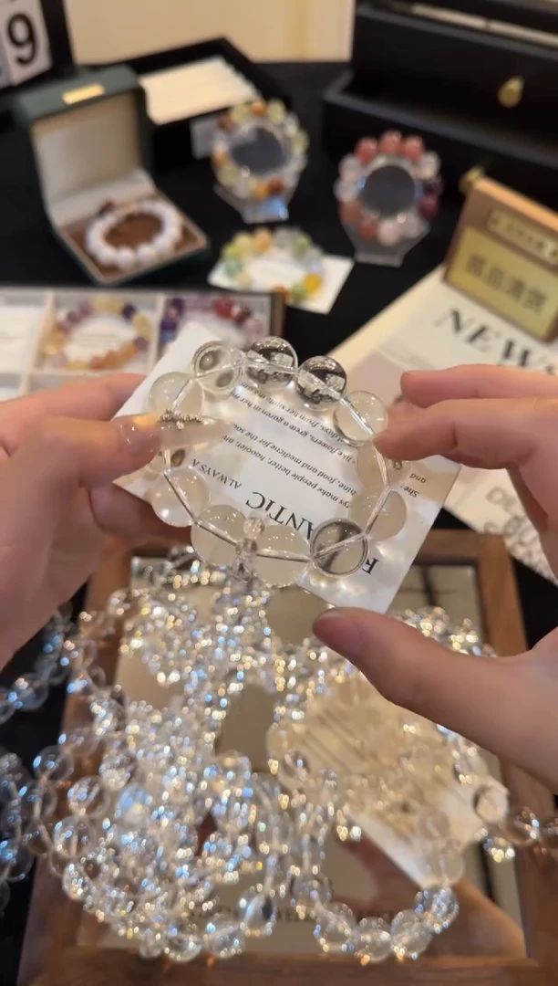 合金手链水晶白水晶x3122