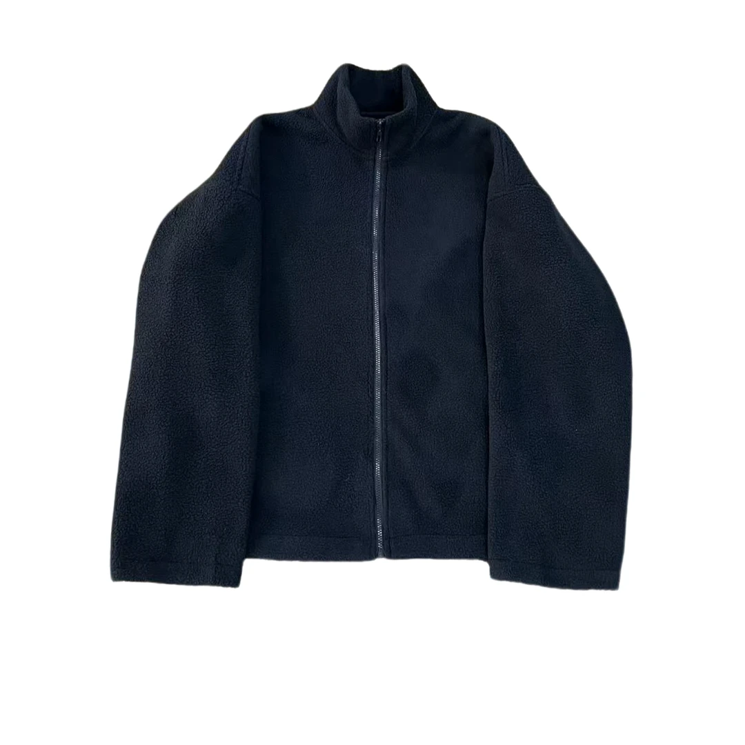 一半---摇粒绒羊羔毛立领外套251261