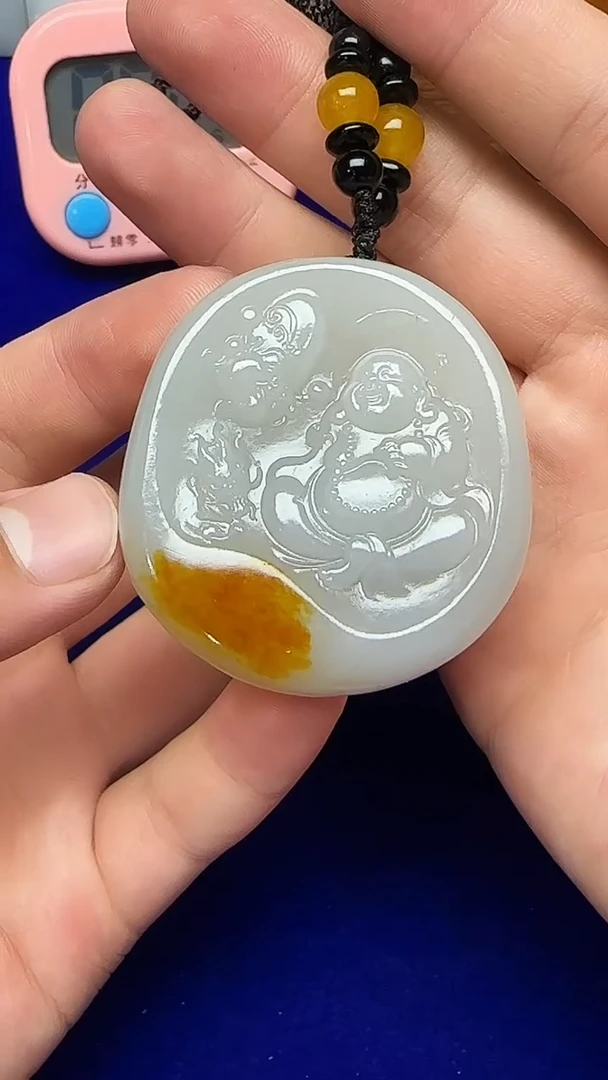 和田玉未镶嵌挂件1