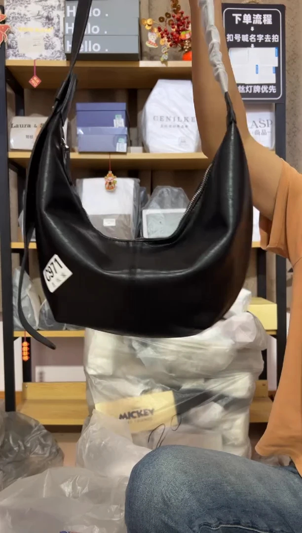 小牛剖层皮革老张家女包971
