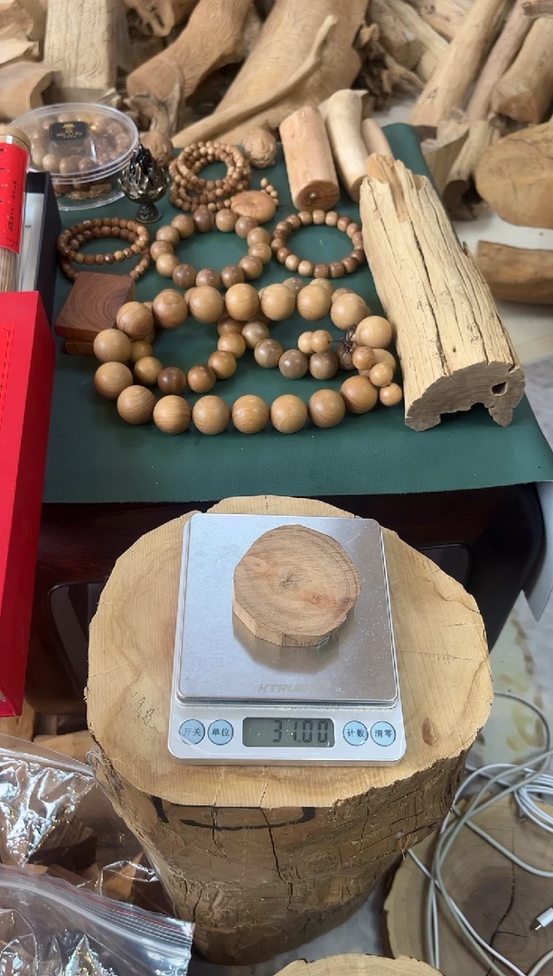 檀香木其他老山檀 圆片片  31克