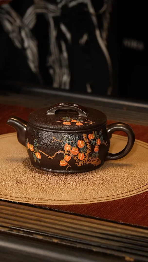 茶壶紫砂宜兴紫砂ZXJ 玄铁砂 汉瓦