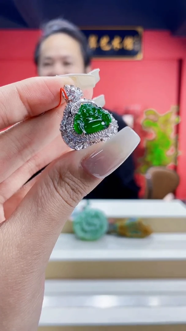 定制翡翠未镶嵌毛货翡翠BM046