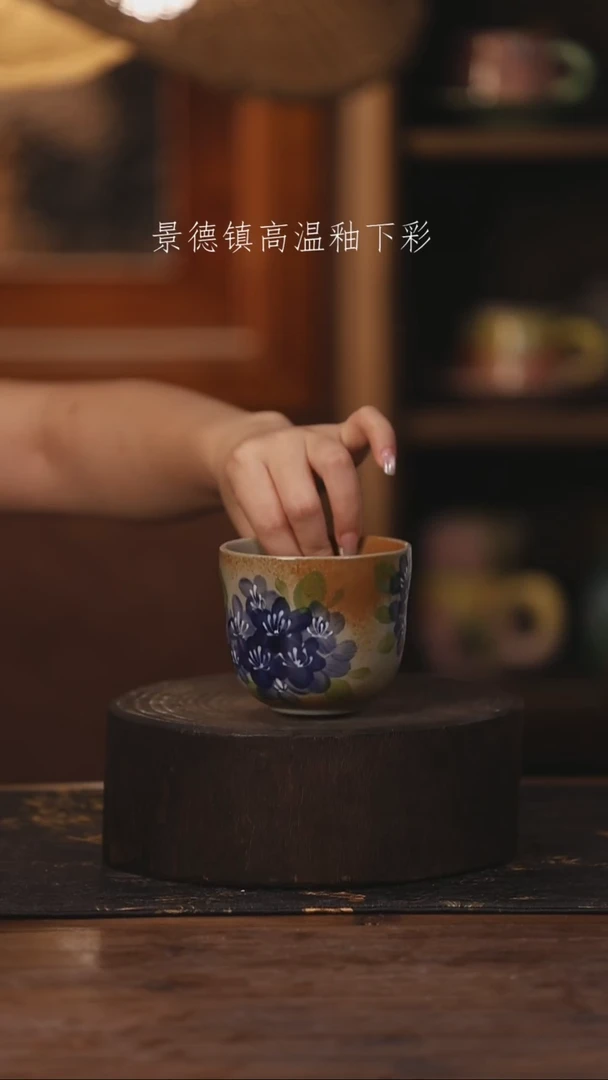 陶瓷景德镇高温釉下手绘陶瓷187