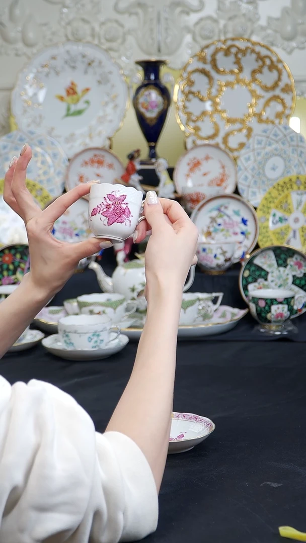 骨瓷婷婷中古器物如图所示42