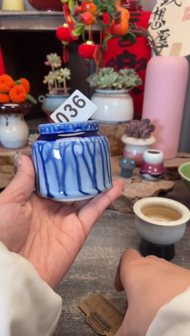 【闪购商品】摆件036知木小芳花盆