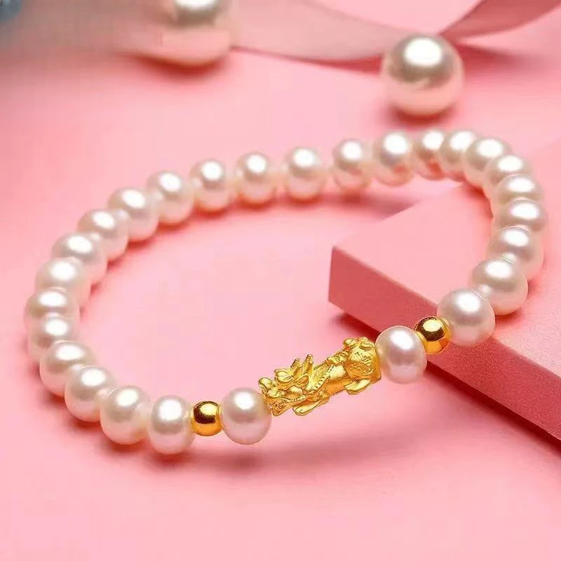 左右逢源貔貅手串镀手链转运珠手链