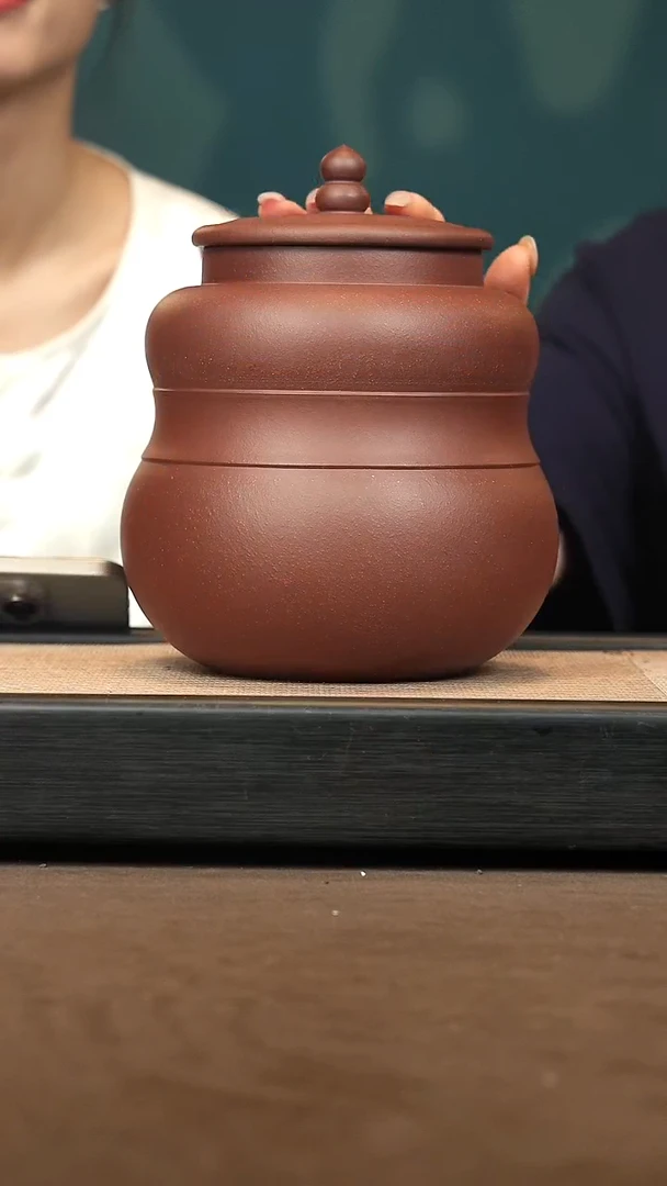 茶壶紫砂【福禄茶罐】