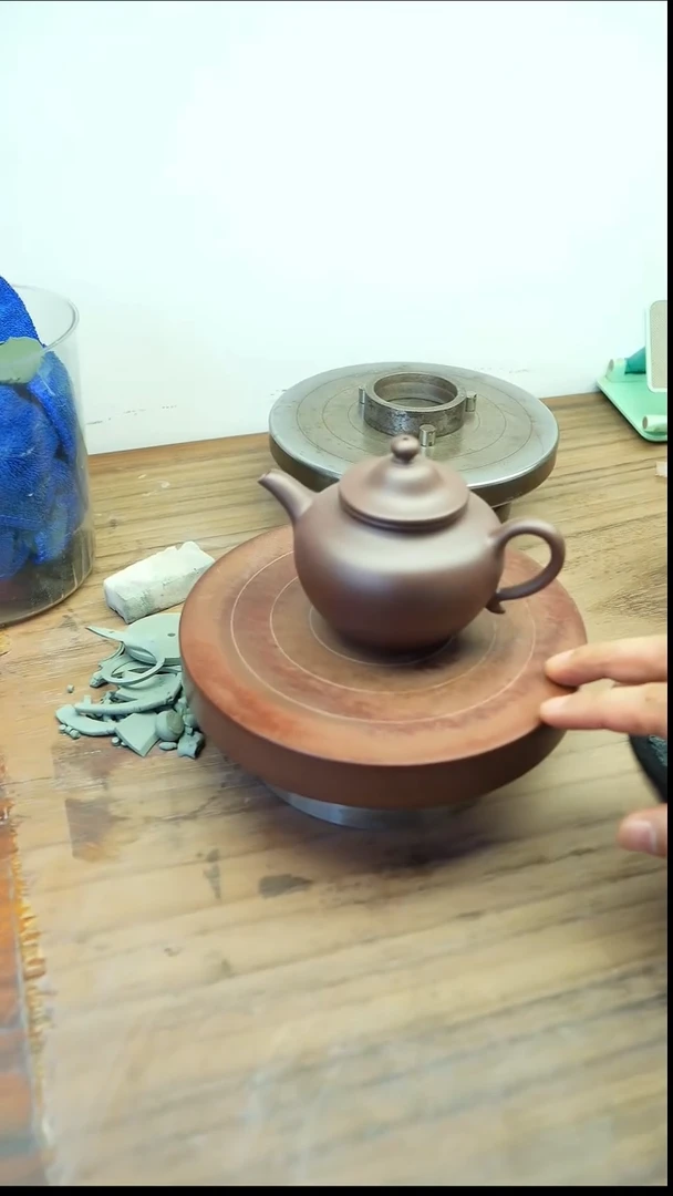 茶壶紫砂紫砂壶6 紫泥 200cc