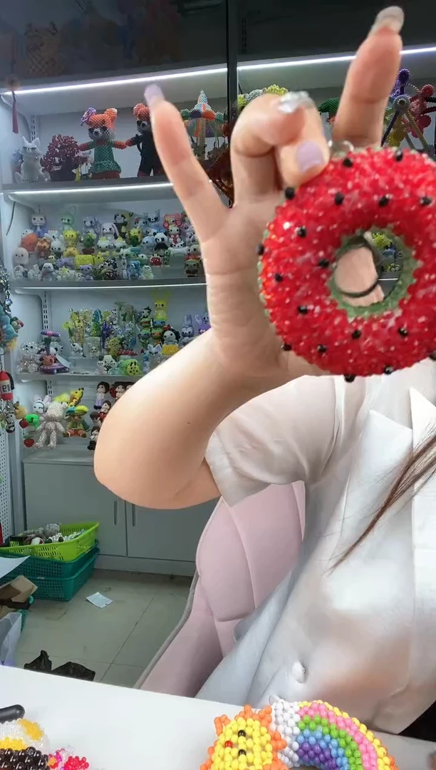 玻璃2936卡4水晶西瓜甜甜圈材料包1套